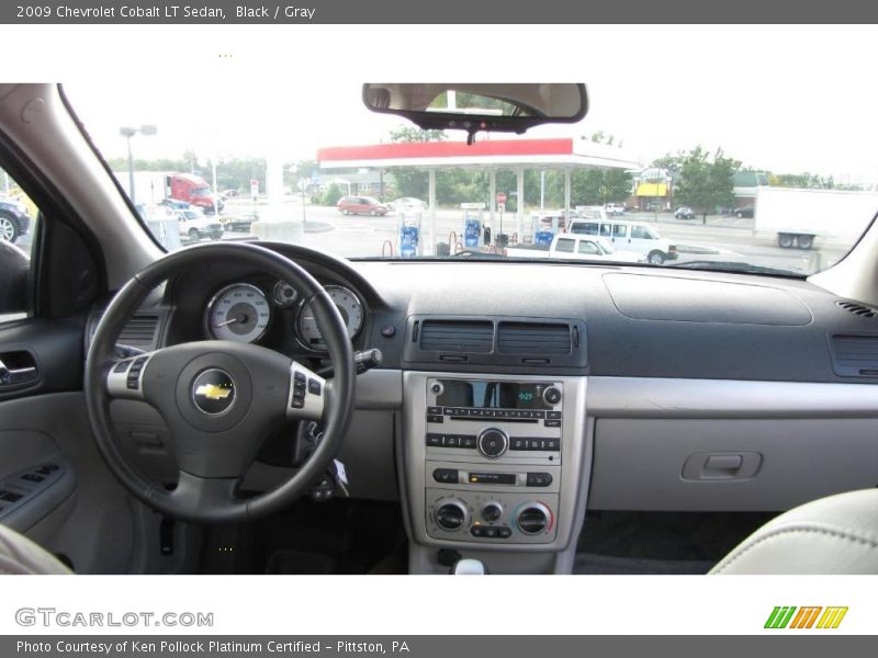 Black / Gray 2009 Chevrolet Cobalt LT Sedan