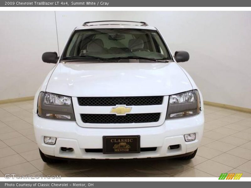 Summit White / Gray 2009 Chevrolet TrailBlazer LT 4x4