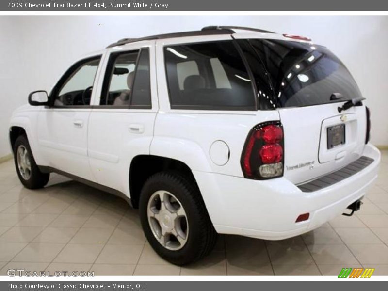 Summit White / Gray 2009 Chevrolet TrailBlazer LT 4x4