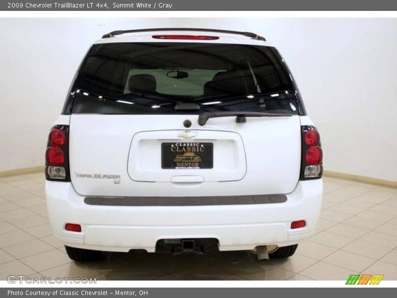 Summit White / Gray 2009 Chevrolet TrailBlazer LT 4x4