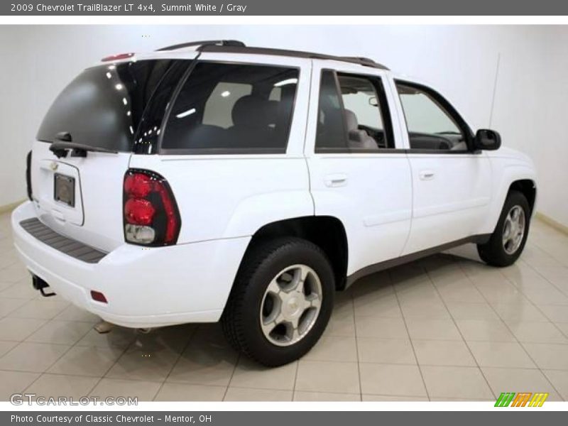 Summit White / Gray 2009 Chevrolet TrailBlazer LT 4x4