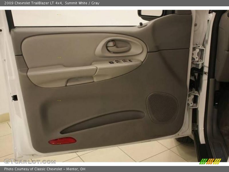 Summit White / Gray 2009 Chevrolet TrailBlazer LT 4x4