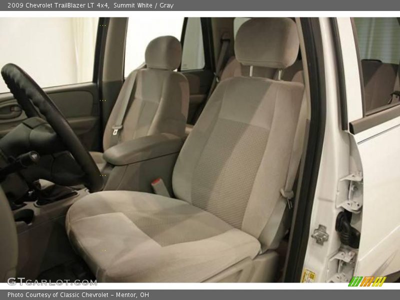 Summit White / Gray 2009 Chevrolet TrailBlazer LT 4x4