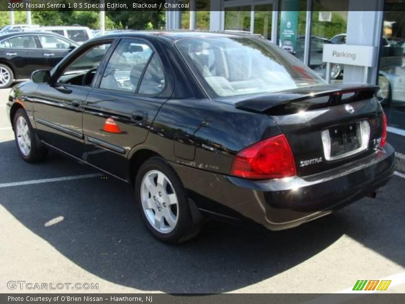 Blackout / Charcoal 2006 Nissan Sentra 1.8 S Special Edition