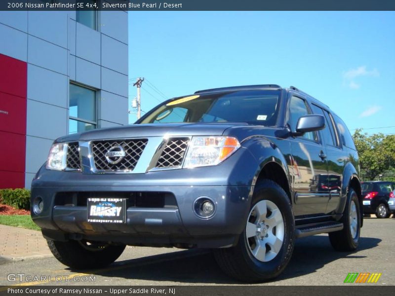 Silverton Blue Pearl / Desert 2006 Nissan Pathfinder SE 4x4