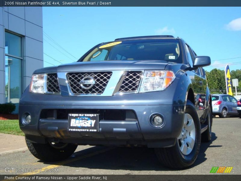 Silverton Blue Pearl / Desert 2006 Nissan Pathfinder SE 4x4