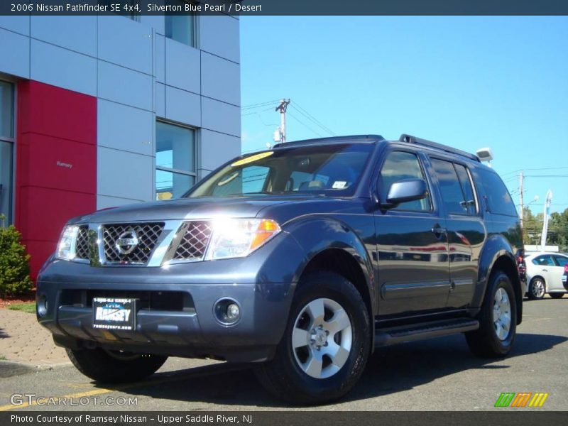 Silverton Blue Pearl / Desert 2006 Nissan Pathfinder SE 4x4