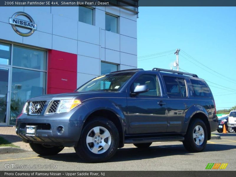 Silverton Blue Pearl / Desert 2006 Nissan Pathfinder SE 4x4