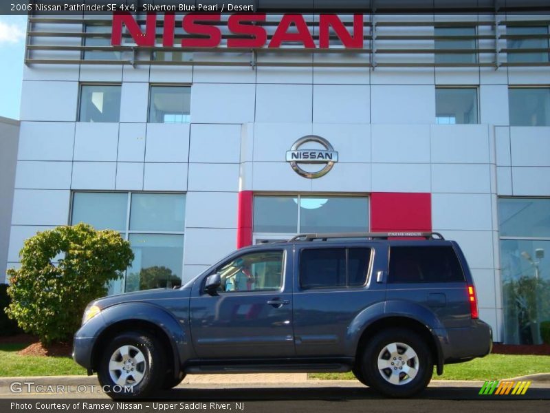 Silverton Blue Pearl / Desert 2006 Nissan Pathfinder SE 4x4