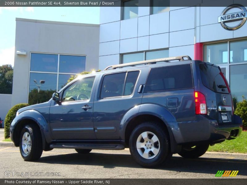 Silverton Blue Pearl / Desert 2006 Nissan Pathfinder SE 4x4