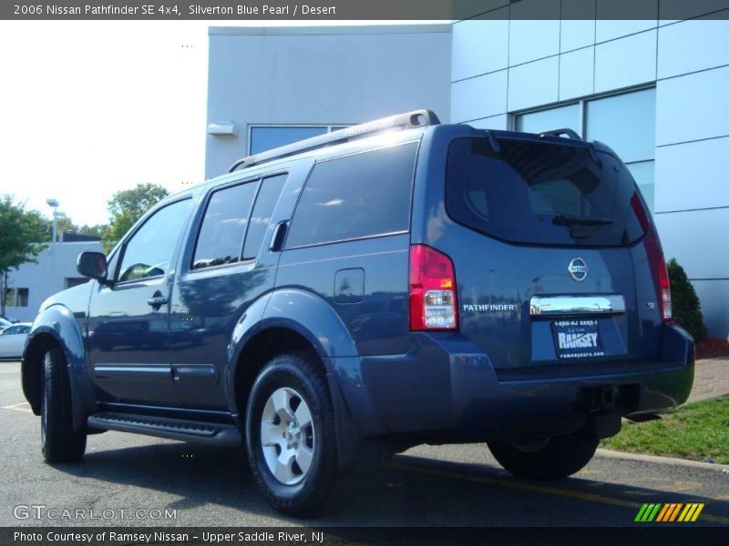 Silverton Blue Pearl / Desert 2006 Nissan Pathfinder SE 4x4