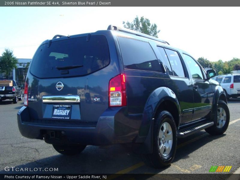 Silverton Blue Pearl / Desert 2006 Nissan Pathfinder SE 4x4