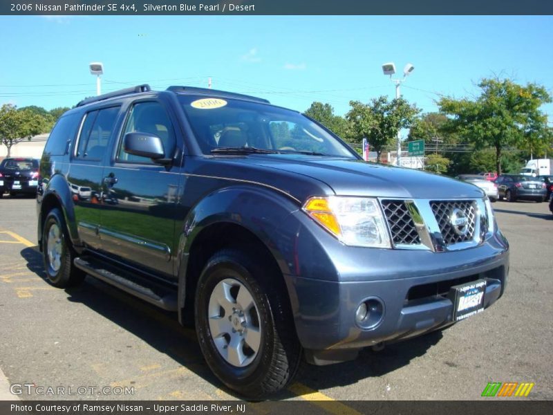 Silverton Blue Pearl / Desert 2006 Nissan Pathfinder SE 4x4
