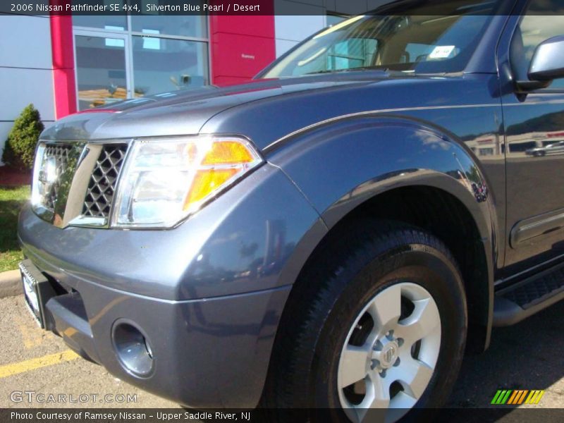 Silverton Blue Pearl / Desert 2006 Nissan Pathfinder SE 4x4