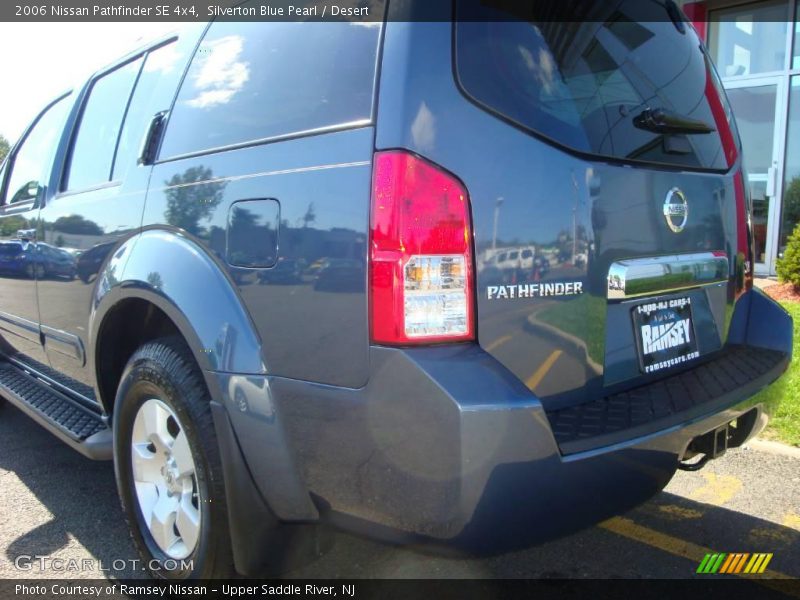 Silverton Blue Pearl / Desert 2006 Nissan Pathfinder SE 4x4