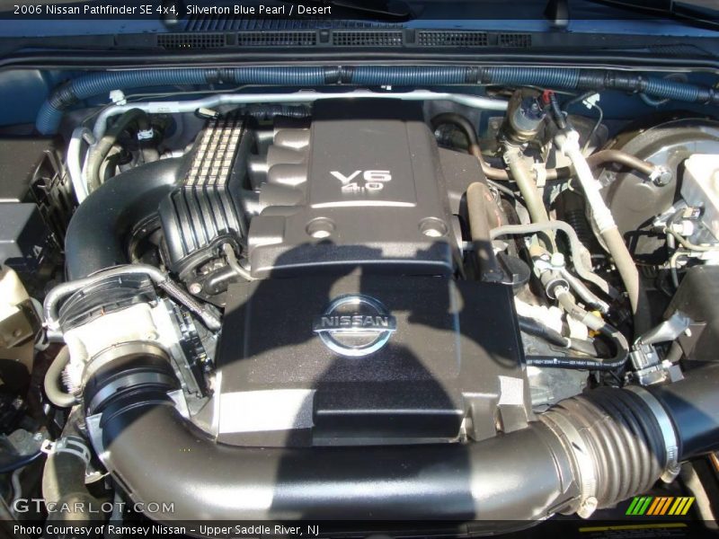 Silverton Blue Pearl / Desert 2006 Nissan Pathfinder SE 4x4