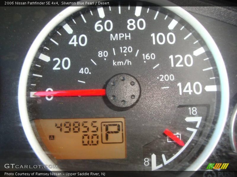 Silverton Blue Pearl / Desert 2006 Nissan Pathfinder SE 4x4