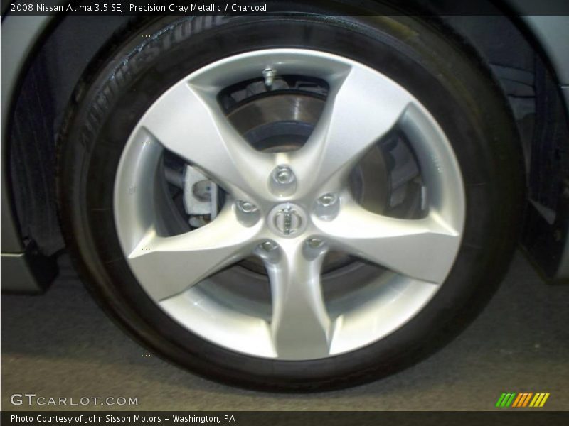 Precision Gray Metallic / Charcoal 2008 Nissan Altima 3.5 SE