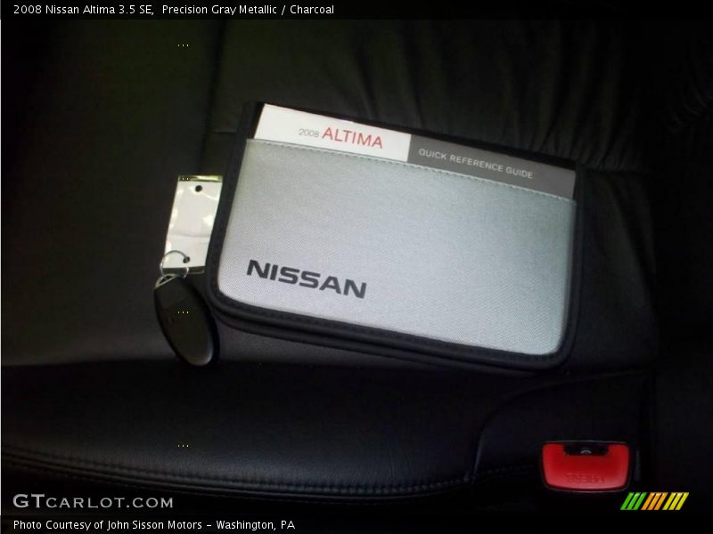 Precision Gray Metallic / Charcoal 2008 Nissan Altima 3.5 SE
