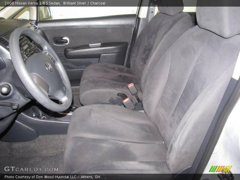 Brilliant Silver / Charcoal 2008 Nissan Versa 1.8 S Sedan