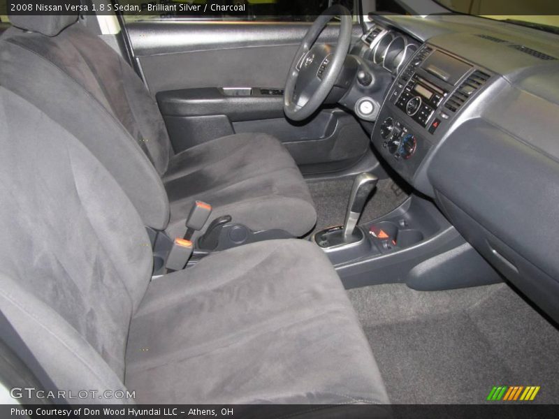 Brilliant Silver / Charcoal 2008 Nissan Versa 1.8 S Sedan