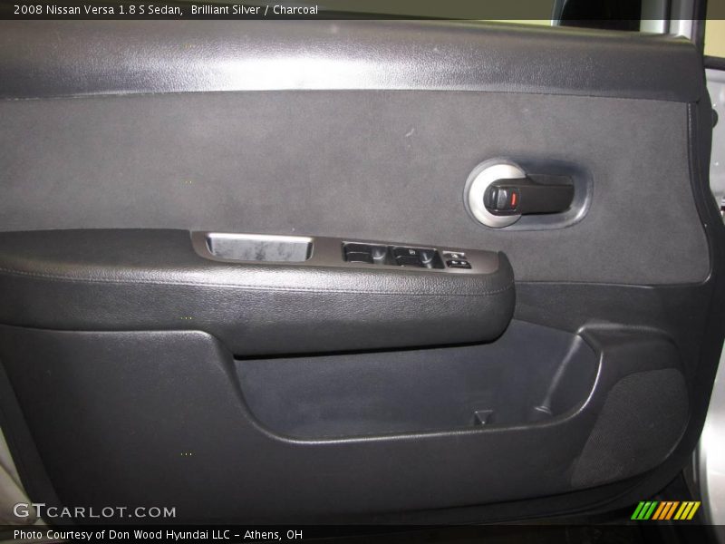 Brilliant Silver / Charcoal 2008 Nissan Versa 1.8 S Sedan