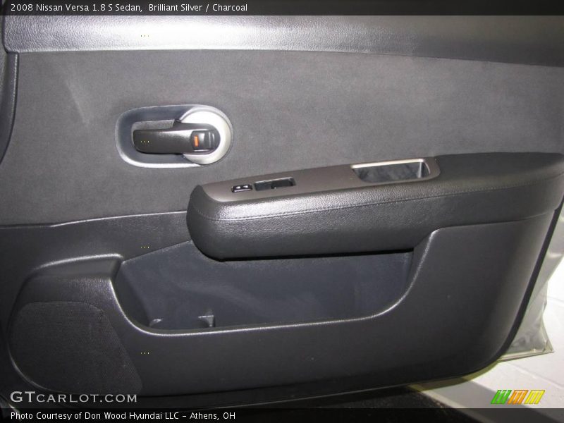 Brilliant Silver / Charcoal 2008 Nissan Versa 1.8 S Sedan