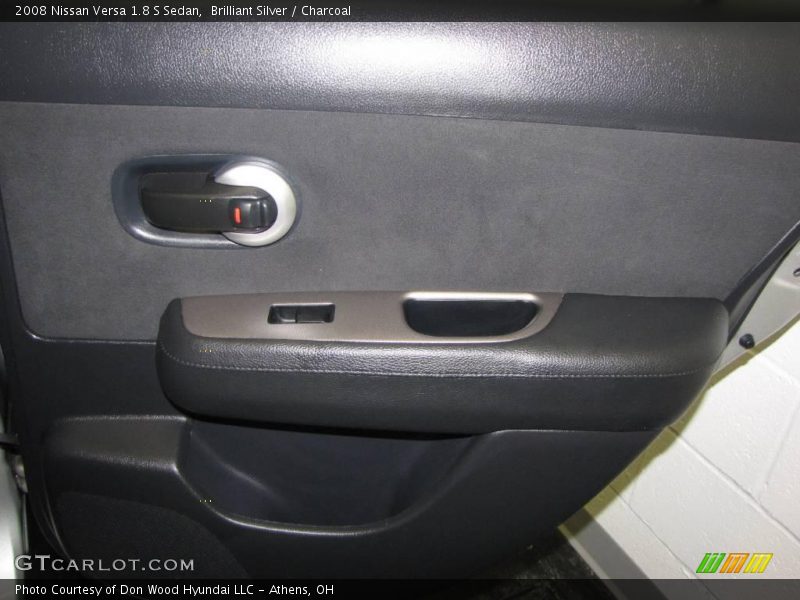 Brilliant Silver / Charcoal 2008 Nissan Versa 1.8 S Sedan