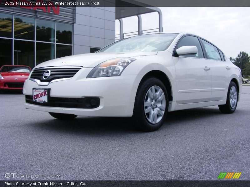 Winter Frost Pearl / Frost 2009 Nissan Altima 2.5 S