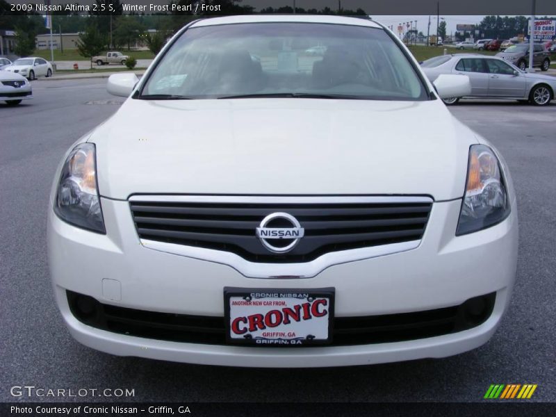 Winter Frost Pearl / Frost 2009 Nissan Altima 2.5 S