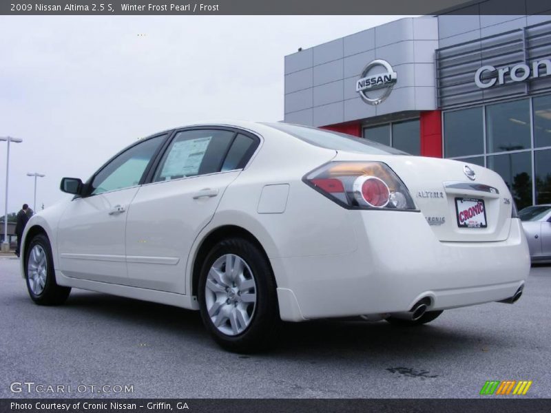 Winter Frost Pearl / Frost 2009 Nissan Altima 2.5 S