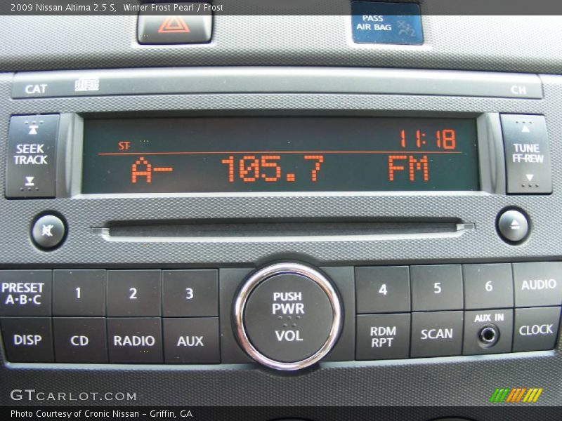 Winter Frost Pearl / Frost 2009 Nissan Altima 2.5 S