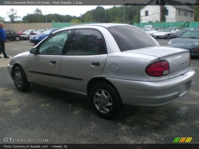Silver Metallic / Gray 2000 Chevrolet Metro LSi Sedan