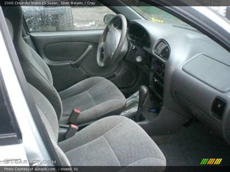Silver Metallic / Gray 2000 Chevrolet Metro LSi Sedan