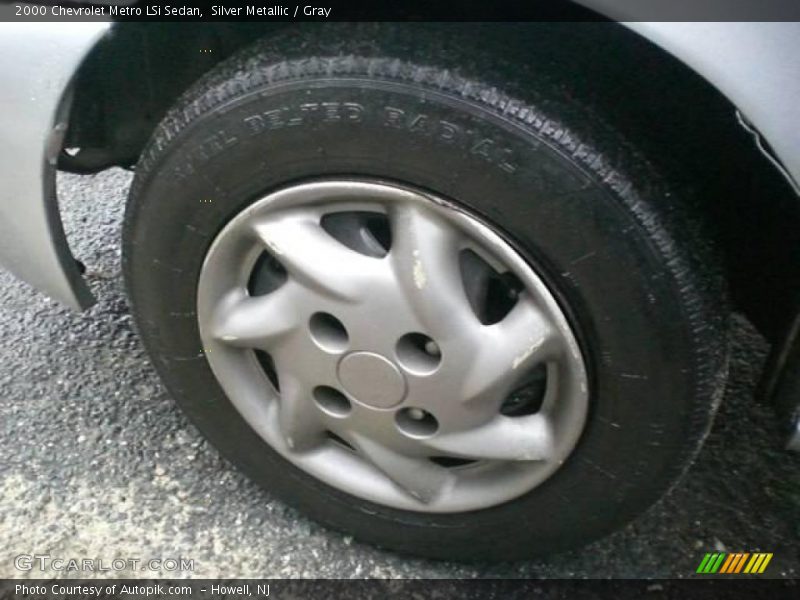 Silver Metallic / Gray 2000 Chevrolet Metro LSi Sedan