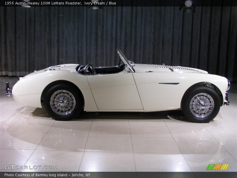 Ivory Cream / Blue 1956 Austin-Healey 100M LeMans Roadster
