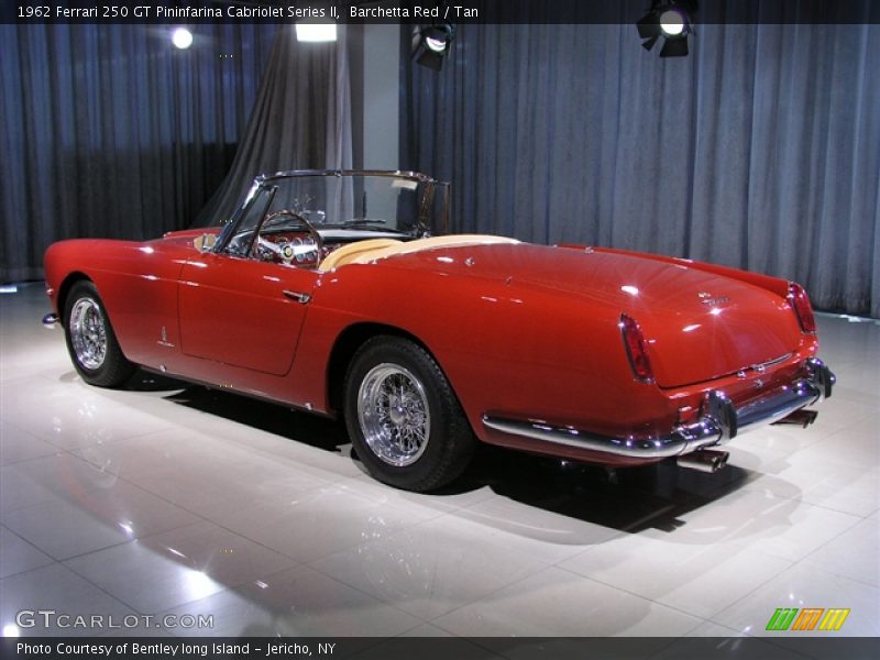 Barchetta Red / Tan 1962 Ferrari 250 GT Pininfarina Cabriolet Series II