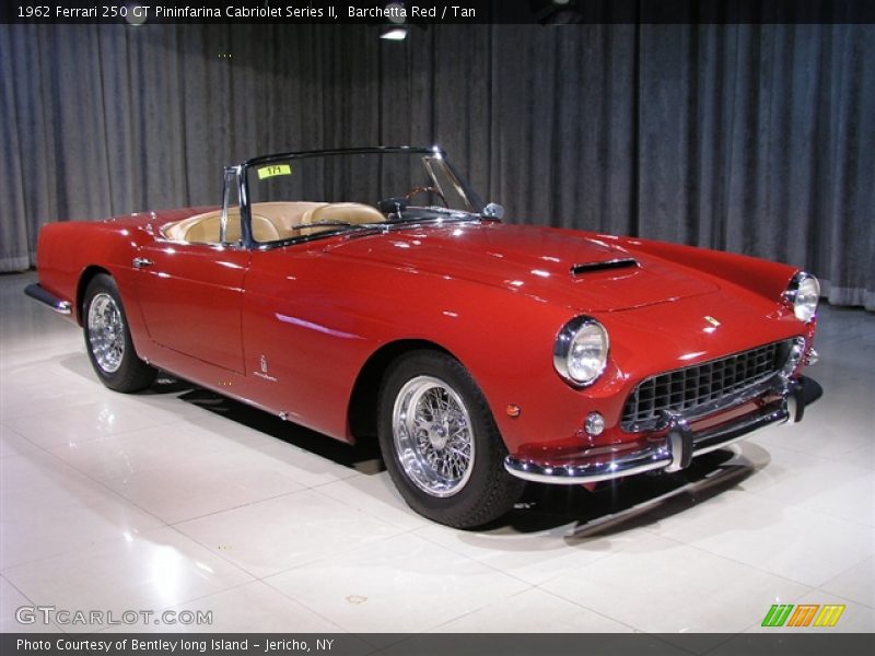 Barchetta Red / Tan 1962 Ferrari 250 GT Pininfarina Cabriolet Series II