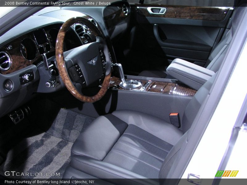 Ghost White / Beluga 2008 Bentley Continental Flying Spur