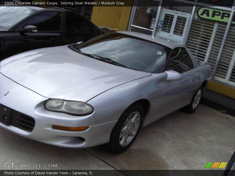 Sebring Silver Metallic / Medium Gray 2000 Chevrolet Camaro Coupe