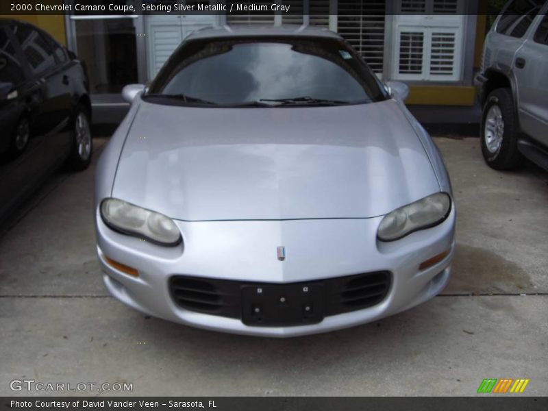 Sebring Silver Metallic / Medium Gray 2000 Chevrolet Camaro Coupe