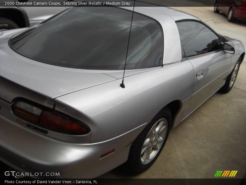Sebring Silver Metallic / Medium Gray 2000 Chevrolet Camaro Coupe