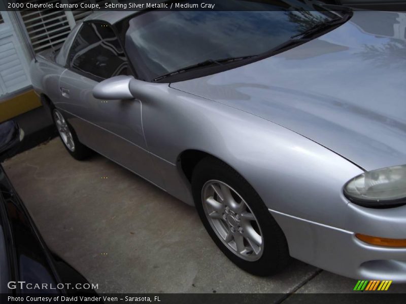 Sebring Silver Metallic / Medium Gray 2000 Chevrolet Camaro Coupe