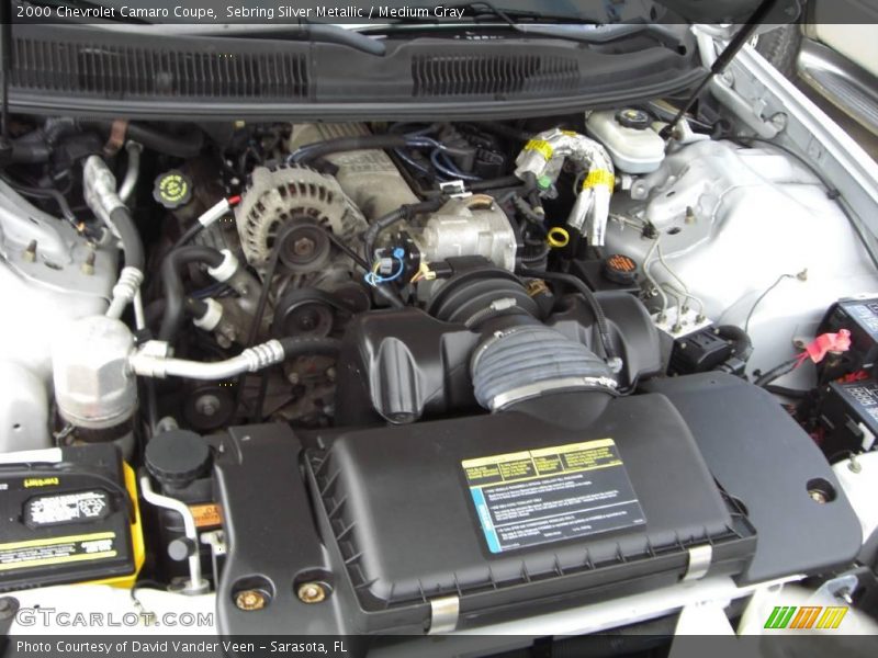 Sebring Silver Metallic / Medium Gray 2000 Chevrolet Camaro Coupe