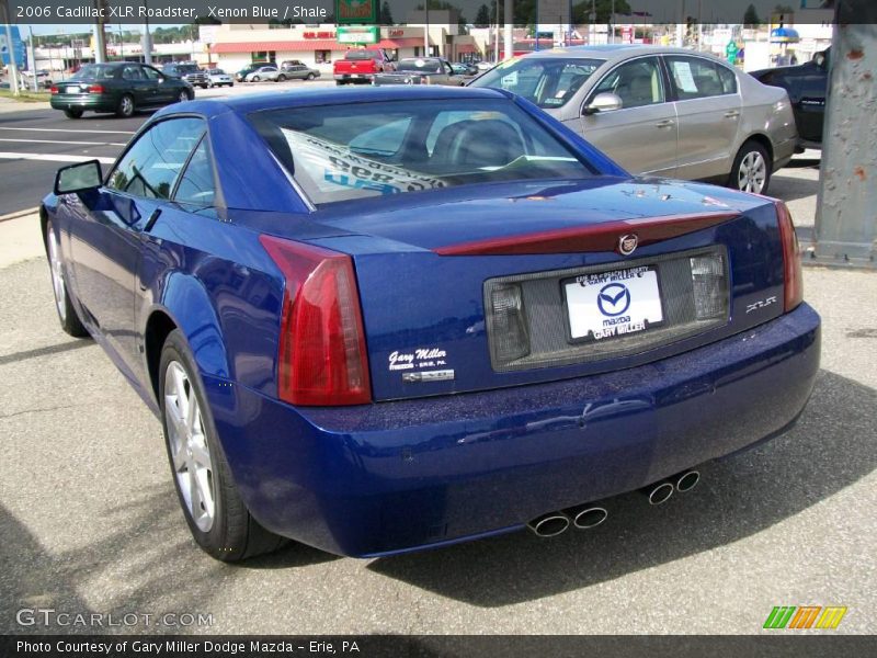 Xenon Blue / Shale 2006 Cadillac XLR Roadster