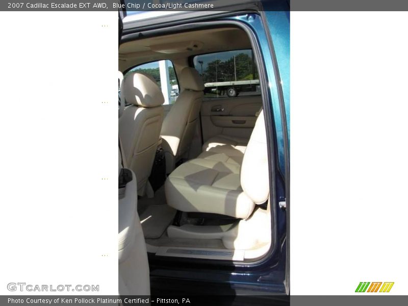 Blue Chip / Cocoa/Light Cashmere 2007 Cadillac Escalade EXT AWD