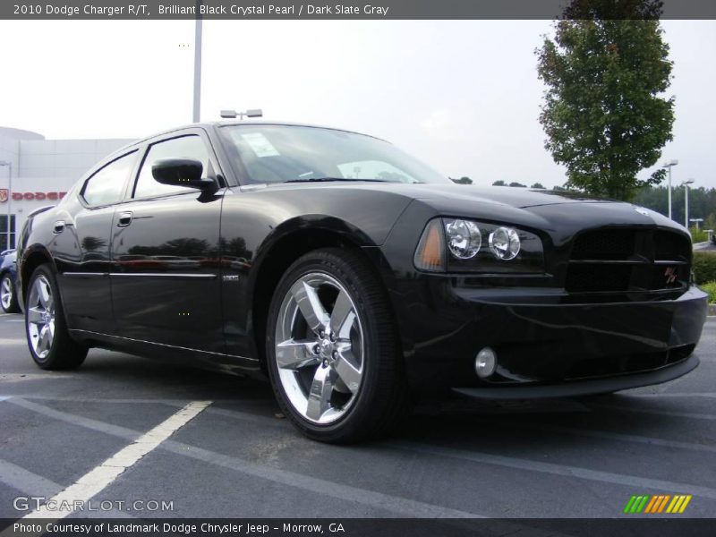 Brilliant Black Crystal Pearl / Dark Slate Gray 2010 Dodge Charger R/T