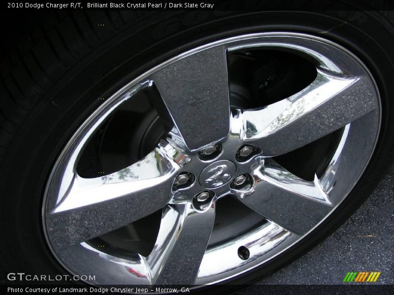 Brilliant Black Crystal Pearl / Dark Slate Gray 2010 Dodge Charger R/T