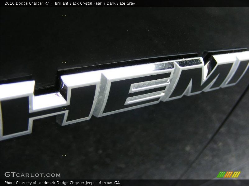 Brilliant Black Crystal Pearl / Dark Slate Gray 2010 Dodge Charger R/T