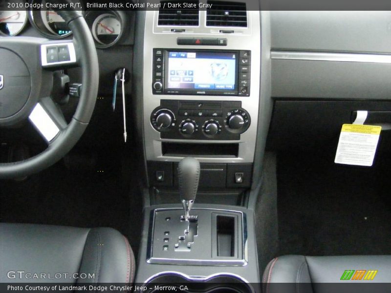Brilliant Black Crystal Pearl / Dark Slate Gray 2010 Dodge Charger R/T